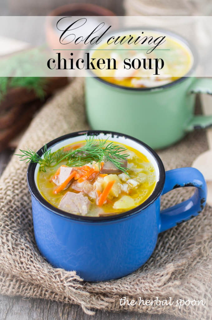 Cold busting chicken soup to get you better fast - The Herbal Spoon